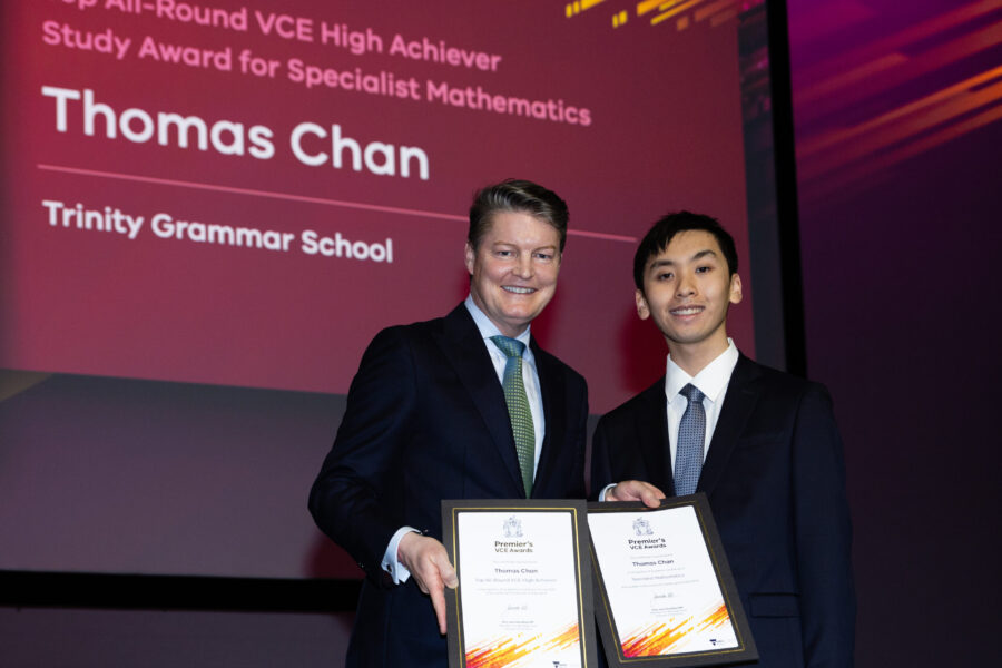 2025 Premier's VCE Awards Thomas Chan Top All Rounder VCE High Achiever 2025 Premier's VCE Awards Thomas Chan Top All Rounder VCE High Achiever